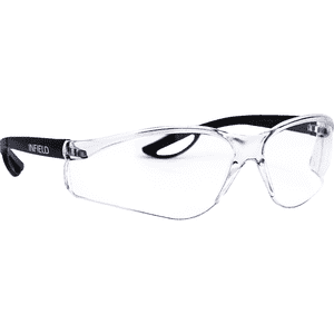 INFIELD Schutzbrille Raptor, Kategorie II, schwarz, farblose PC-Scheibe F K CE, 24g Bild 1