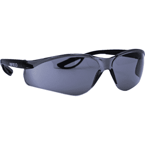 INFIELD Schutzbrille Raptor Outdoor, Kategorie II, schwarz, graue PC-Scheibe F K CE, 25g Bild 1