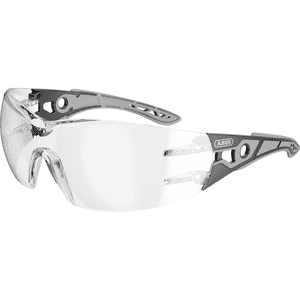 ABUS Schutzbrille Xacto, Kategorie II, schwarz-grau, transparente PC-Scheibe, 27g Bild 1