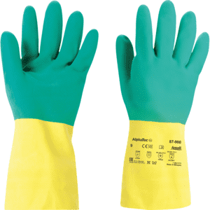 Ansell AlphaTec® Handschuh 87-900, Kategorie III, Latex/Neopren, 323mm, Größe 9 Bild 1