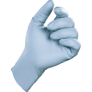 KCL Einmalhandschuh Dermatril® P 743, Kategorie III, blau, Nitril, 280mm, Größe 8(M), 50 / Verpackungseinheit Bild 1