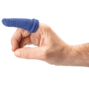Detectaplast® Textil-Fingerlinge, blau, Textilgewebe, 30 / Verpackungseinheit Bild 4