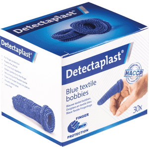 Detectaplast® Textil-Fingerlinge, blau, Textilgewebe, 30 / Verpackungseinheit Bild 2