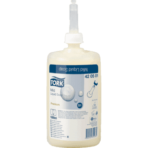 TORK Flüssigseife Mild, für TORK Seifenspender, leicht parfümiert, 1000ml/Flasche Bild 1