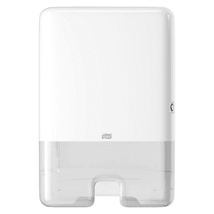 TORK Xpress® Spender für Multifold-Handtücher H2, weiß, Kunststoff, 102x444x302mm Bild 1