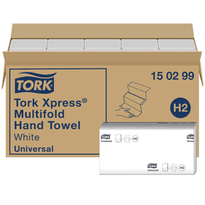 TORK Xpress® Multifold-Handtücher H2, Universal, weiß, Papier, 237 ST/PAK, 20 PAK/VE Bild 1