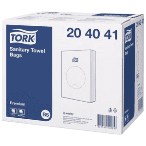 TORK Hygienebeutel, zur Entsorgung von Hygieneartikeln, weiß, 1,4 l, 48x25 Stück/VE Bild 2