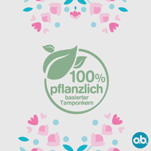 o.b.® Tampons normal, zuverlässiger Schutz, Wattefasern, 32 / Pack, 7 Packungen / VE Bild 2