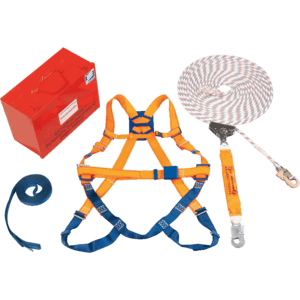 Sicherheits-Set Safety 2, Kategorie III, Metallkoffer mit Auffanggurt, Länge: 15m Bild 1