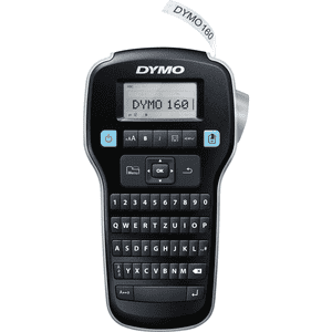 DYMO Beschriftungsgerät LabelManager 160, Display mit Druckvorschau, Computer-Tastatur Bild 1