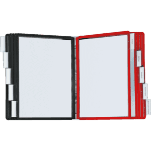 DURABLE Tafelträger für SHERPA® Sichttafel-Systeme, 10 Sichttafeln, Polyamid, DINA4 Bild 1