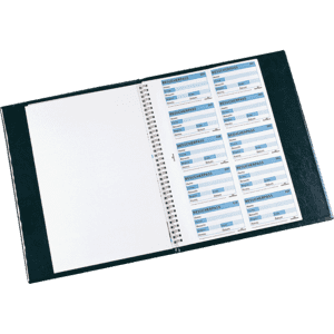 DURABLE Nachfüllsatz für Besucher- Buch, 100 Einsteckschilder à 90 x 60mm Bild 1