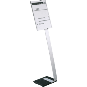 DURABLE Bodenständer INFO SIGN STAND, für Infotafeln DIN A4, Alu, 297x1180x210mm Bild 1