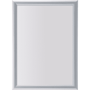 Klapprahmen Snap frame, B1, spitze Ecken, silber, Aluminium, Profil 25mm, DIN A3 Bild 1