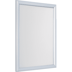 Klapprahmen Snap frame, B1, spitze Ecken, silber, Aluminium, Profil 25mm, DIN A3 Bild 2