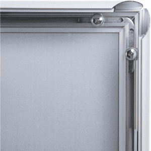 Klapprahmen Snap frame, B1, spitze Ecken, silber, Aluminium, Profil 25mm, DIN A3 Bild 3
