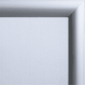 Klapprahmen Snap frame, B1, spitze Ecken, silber, Aluminium, Profil 25mm, DIN A3 Bild 4
