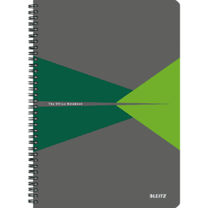 LEITZ Office Collegeblock, grün, kariert, DIN A4, 225x297x13mm, 5 / Verpackungseinheit Bild 1