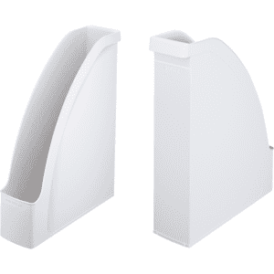LEITZ Stehsammler Plus, weiß, Polystyrol, 78x308x278mm (DIN A4), 6 / Verpackungseinheit Bild 1