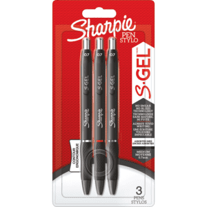 Newell Brands, Sharpie® S-Gel, Gelschreiber, Rot/Blau/Schwarz, 3 / Verpackungseinheit, 95x16x194mm Bild 1