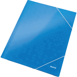 LEITZ WOW Eckspannermappe, blau, PP- laminierter Karton, 240 x 3x310mm Bild 1