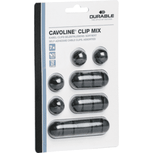 DURABLE, CAVOLINE® CLIP MIX, Kabelcl, Kunststoff, graphit, 7St/VE, versch.Ausführungen Bild 2