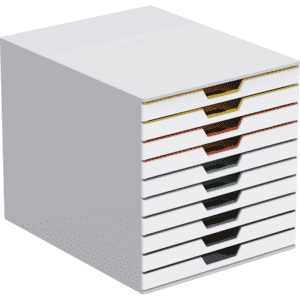 DURABLE, Varicolor Mix 10, 10 Fächer / DIN A4, mehrfarbig, 280 x 292 x 356mm Bild 1