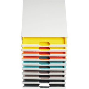 DURABLE, Varicolor Mix 10, 10 Fächer / DIN A4, mehrfarbig, 280 x 292 x 356mm Bild 2