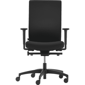 Drehstuhl Dauphin AJ 4876 EVO, mit hoher Lehne, schwarz, Sitzhöhe: 40-52 cm Bild 1