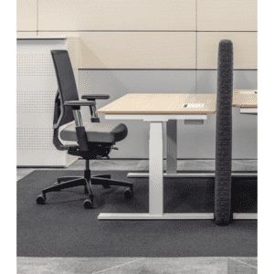 Premium Bürostuhl Lezgo Orange Air KN, für Büro und Homeoffice, schwarz Bild 3