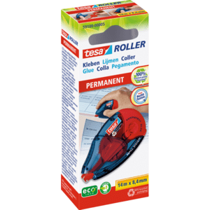 tesa®Kleberoller, dauerhaftes Kleben, nachfüllbar, 14m x 8,4mm Bild 2