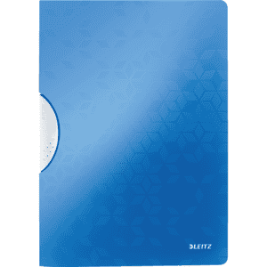 Leitz WOW ColorClip, Hefter für Dokumententransport ins Homeoffice, blau Bild 1