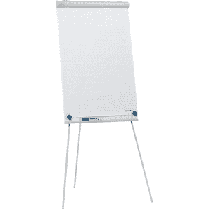 FRANKEN Flipchart ECO / Standard, hellgrau, Metall, Tafel 680 x 1050mm, Höhe 1900mm Bild 1