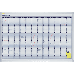 FRANKEN Jahresplaner Xtra Line, 12 Monate, Tagesfeld 58 x 14mm, 900 x 600mm Bild 1