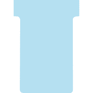 FRANKEN T-Karte, f.FRANKEN-Kartentafel, hellblau, Altpapier, 84x48mm(Gr.2), 100 / Verpackungseinheit Bild 1