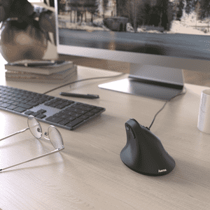 hama Ergonomische Maus EMC-500, vertikale Ausführ, USB-Typ-A-Stecker, 86x71x115mm Bild 4