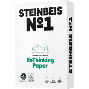 Kopierpapier Steinbeis No.1, Recyclingpapier, DIN A4,200 Pack/VE, 500 Blatt/Pack Bild 1