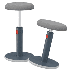 LEITZ Sitz - & Stehhocker Ergo Cosy Active, grau, höhenverstellbar 46-79cm Bild 3