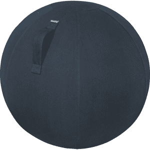 LEITZ Sitzball Ergo Cosy Active, mit stabilem Tragegriff, grau, Ø 65cm Bild 1