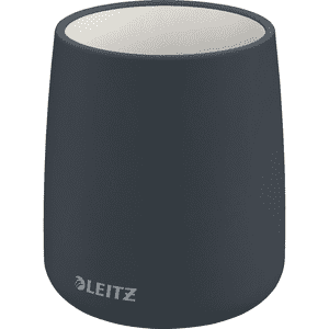 LEITZ Cosy Stifteköcher, samtgrau, Durchmesser: 85mm, Höhe: 108mm Bild 1