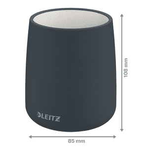 LEITZ Cosy Stifteköcher, samtgrau, Durchmesser: 85mm, Höhe: 108mm Bild 3