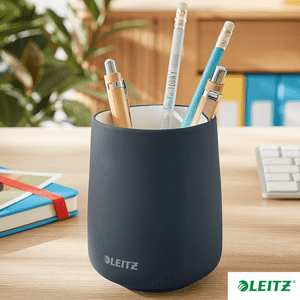 LEITZ Cosy Stifteköcher, samtgrau, Durchmesser: 85mm, Höhe: 108mm Bild 4