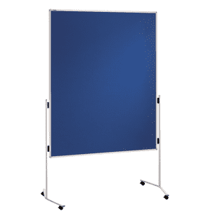 FRANKEN Moderationstafel ECO, einteilig, blau, Tafel:1500x1200mm, Höhe:1950mm, 5,4kg Bild 1