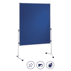 FRANKEN Moderationstafel ECO, einteilig, blau, Tafel:1500x1200mm, Höhe:1950mm, 5,4kg Bild 2