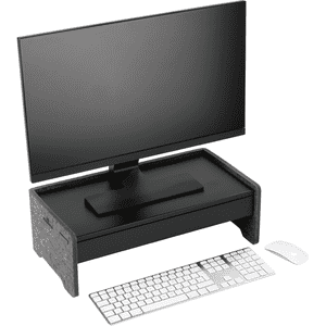 DURABLE Monitorständer EFFECT, höhenverst, anthrazit, Metall/Filz, 496x260x162mm Bild 2