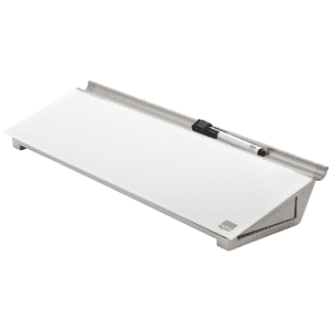 nobo Memoboard Diamond, tragbar, mit Schublade, weiß, 458 x 140 x 60mm Bild 1