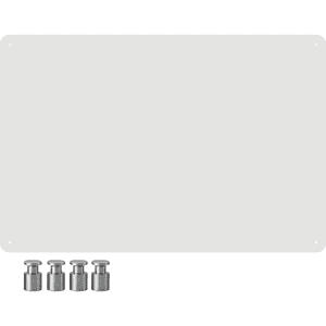 Acryl Board, zum Selbstbeschriften, transparent, inkl. Bef.-material, 1500x1000mm Bild 1