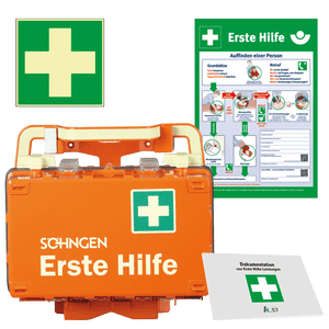 Vorteils-Set SÖHNGEN® Erste-Hilfe-Koffer DYNAMIC-GLOW S, Rett.z, Verbandbl, Aush. Bild 1