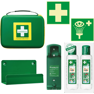 Vorteils- Set CEDERROTH Erste- Hilfe Kit Large, mit Wandhalterungen Bild 1