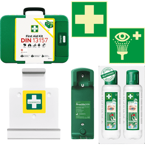 Vorteils- Set CEDERROTH mit Verbandkoffer, mit Wandhalterungen Bild 1